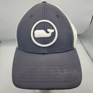 Vineyard Vines Whale Dot Adults Blue White Trucker Hat Adjustable Casual